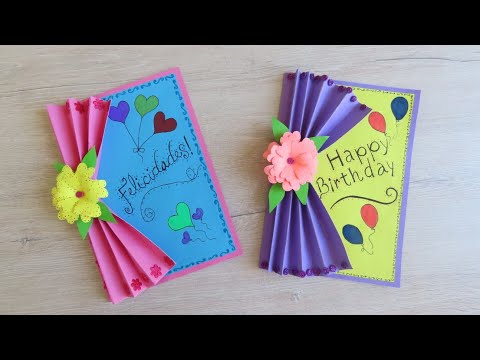 Beautiful Birthday card idea-DIY Greeting Cards for Birthday