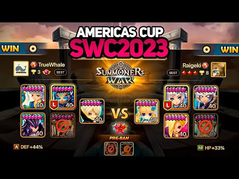 TRUEWHALE vs RAIGEKI (BO5) | SWC2023 AMERICAS CUP Preliminary Day 3 - Summoners War