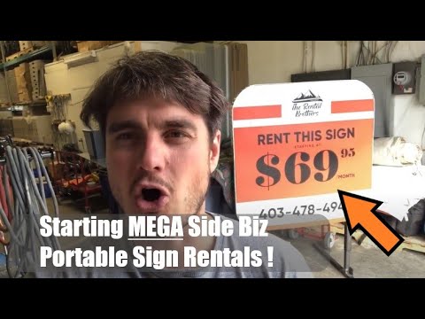 Starting MEGA Side Business - Portable Mini Billboard Rentals