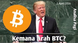 Analisa Pagi - TRUMP mau mengakhiri Perang, kemana arah Bitcoin kedepannya?