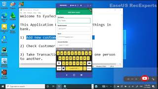 Basic Banking Android and IOS Application using Flutter | The Sparks Foundations | TASK#2