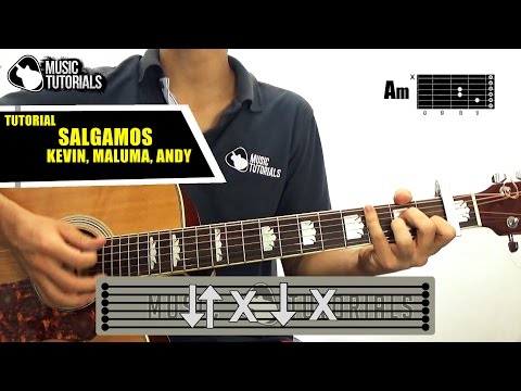 Cómo tocar Salgamos de Kevin Roldan, Maluma,  Andy Rivera en Guitarra | Tutorial + PDF GRATIS