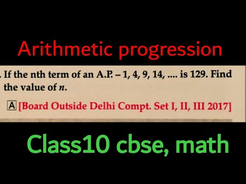 If the nth term of an A.P. -1,4,9,14,.....is 129. Find the value of n.