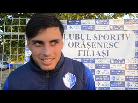 Cătălin Dinu, după Filiași - Becicherecul Mic 3-0 (Video: Alex Vîrtosu)