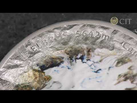 5 oz. Pure Silver Coin - Mount Elbrus: 7 Summits Series (2021)