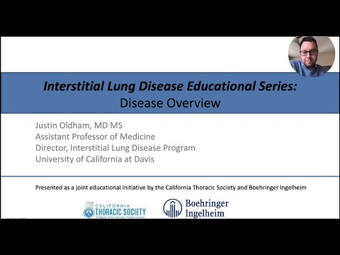 Justin Oldham, MD MS - Interstitial Lung Disease - Educational Series⁣⁣