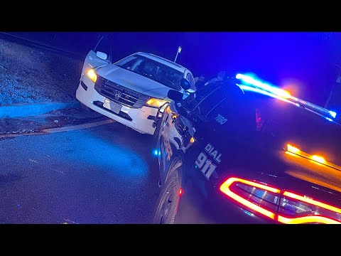 Georgia Deputy Rams Car To End High Speed Pursuit That Began For... Running A Red Light.