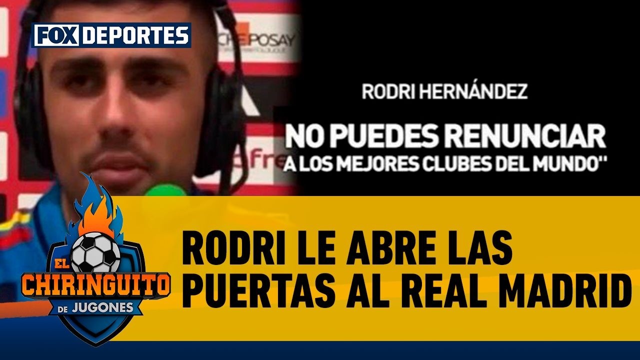 😳🧐 RODRI HERNÁNDEZ, canterano del ATLÉTICO, ¿abre las puertas al REAL MADRID? | El Chiringuito