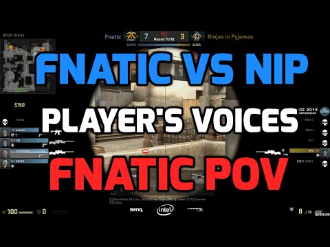 Katowice 2015 - fnatic vs NiP dust2 grand final players voices (fnatic POV Swedish)