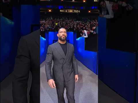 The Tribal Chief has arrived to #WWEHOF!