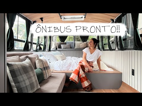 REFORMA ÔNIBUS PRONTO - MOTOR HOME