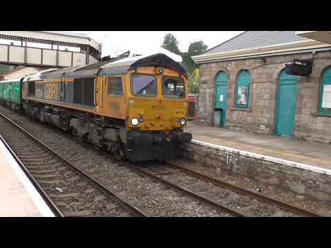 GBRF Class 66 no: 66724 @ Chepstow {5Q31} 30/06/2021.