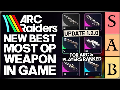 Arc Raiders - This Gun is Actually OP - ALL 20 Weapons Ranked Tier List - Best For Arc & PvP Guide!