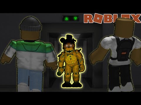 Escaping Golden Freddy In Roblox The Scary Elevator - scary halloween horror elevator in roblox