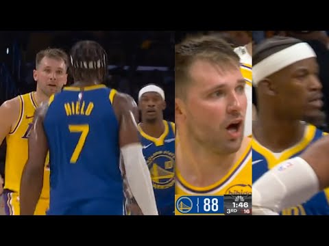 Luka Doncic gets heated with Buddy Hield and Jimmy tells Buddy to chill out