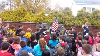 preview picture of video 'Cub Scout Pack 3 Veterans Day 2014'