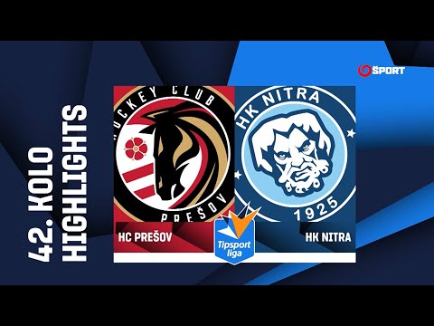42. kolo: HC Prešov - HK Nitra 0:2 (0:1, 0:0, 0:1)