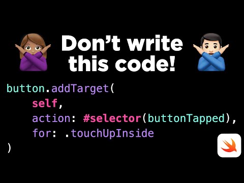 Don't write this code! (use a UIAction instead 😌) thumbnail