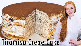 Tiramisu Crepe Cake by Tatyana's Everyday Food