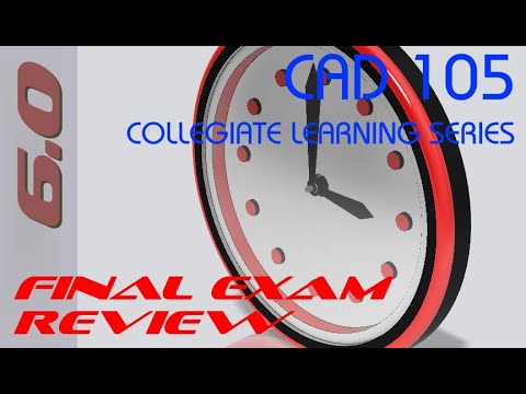 Creo Parametric 6.0 - Basics FINAL EXAM REVIEW