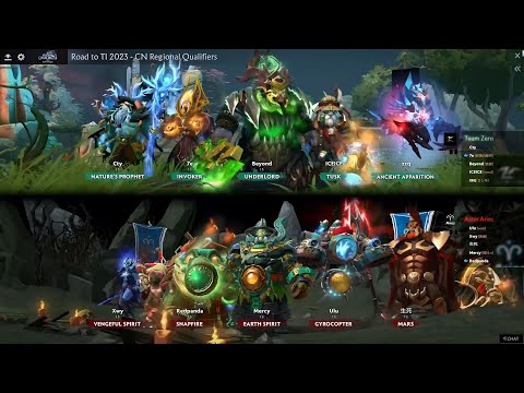 The International 2023  |  China Qualifier  | Team Zero vs Aster.Aries  -  Game 1
