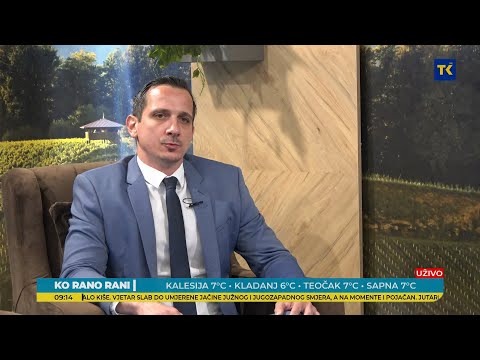 JUTARNJI PROGRAM RTVTK   JASENKO ELEZOVIC  6 05 2021