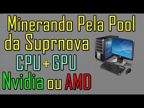 Como Minerar Zcash pela Pool da Suprnova CPU+GPU AMD OU NVIDIA