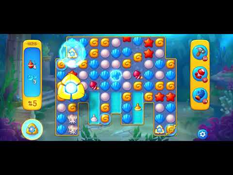 Fishdom level 10215 no boosters フィッシュダム ノーマル