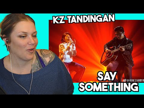 FIRST TIME HEARING KZ TANDINGAN - Say Something Reaction