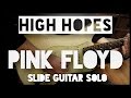 Pink Floyd High Hopes guitar solo performed by ...