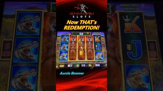 Now THAT's Redemption! Aussie Boomer BIG WIN Bonus at Resorts World #shinobislots #shorts #shortfeed