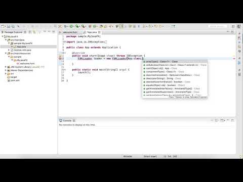 Java Tutorial: JavaFX UI using FXML