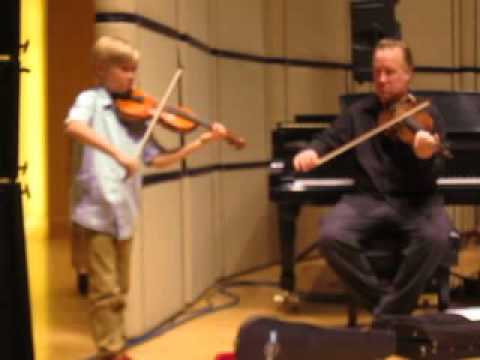 8 year old CJ Neary plays improv Jazz with Christian Howes!