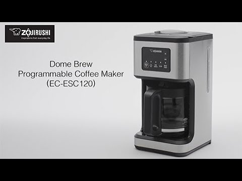 Zojirushi Dome Brew Programmable Coffee Maker with Micro-Computerized Brewing (Stainless Black)