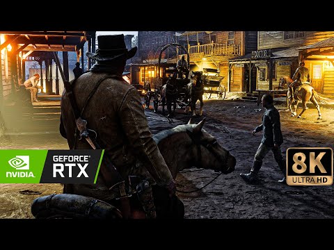 [8K60] RDR2 RTX 4090! DLSS3 - Beyond Realism!! - HDR Raytracing Reshade - 50+ Mods