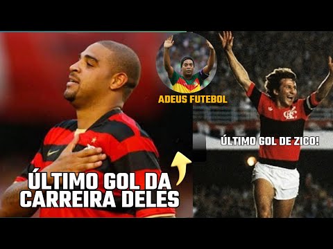 Veja os últimos gols da carreiras desses craques que deixam saudade!!!