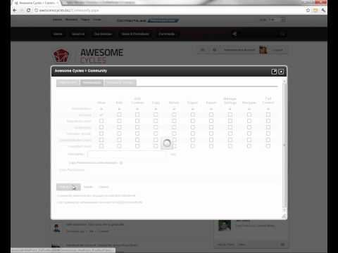 Configuring Permissions on the Community page in DotNetNuke 6.2