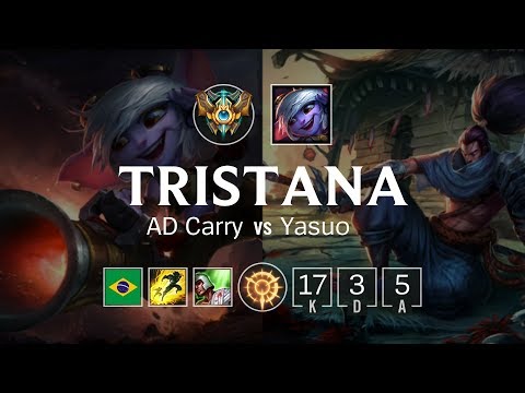 Tristana ADC vs Yasuo - BR Challenger Patch 8.24