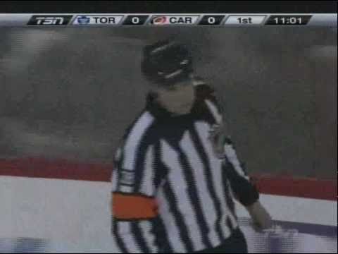 Joffrey Lupul Gets Whacked By Francois St. Laurent (March 16 2011)