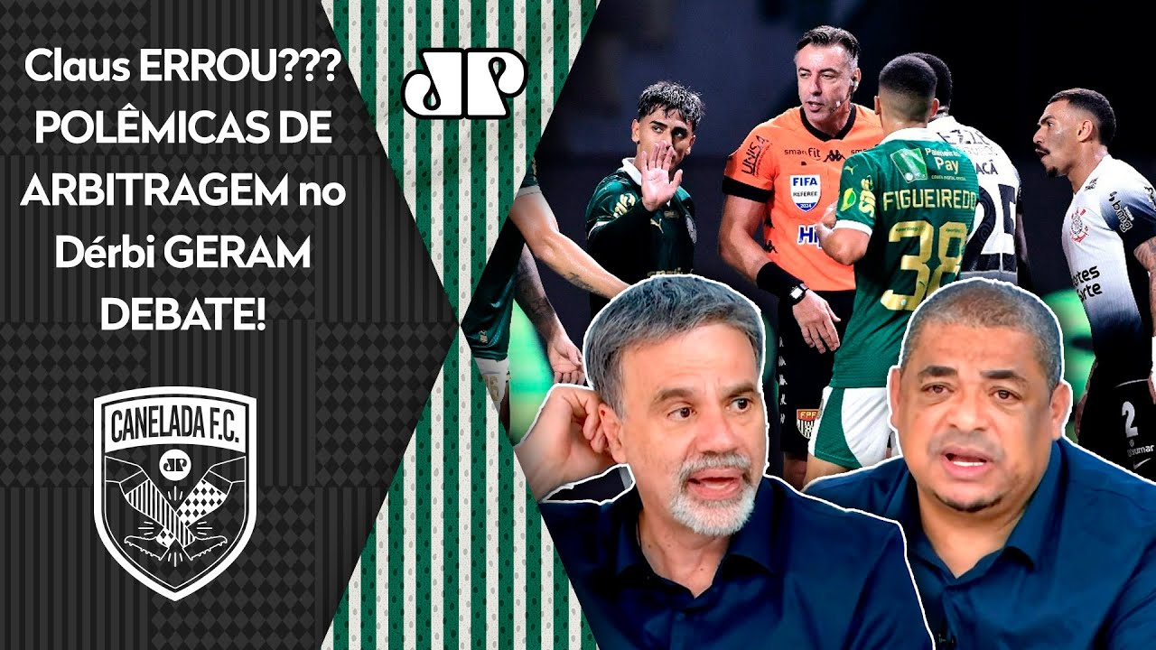 "O VAR TEVE MEDO!!! A ARBITRAGEM do Claus nesse Palmeiras x Corinthians pra mim..." POLÊMICAS!