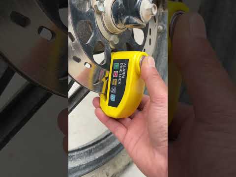 Alarm disc lock 🔒 || #gadgets #homegadgets #homeappliances #youtubeshorts #youtube