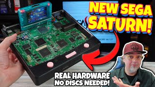 The NEW Saroo SEGA Saturn Console! Real Hardware No Discs Needed!