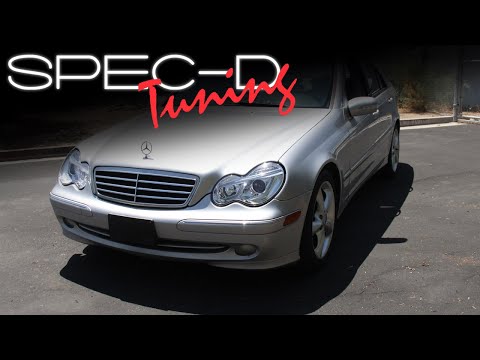 SPECDTUNING INSTALLATION VIDEO: 2001-2007 MERCEDES BENZ W203 C-CLASS LED PROJECTOR HEADLIGHTS