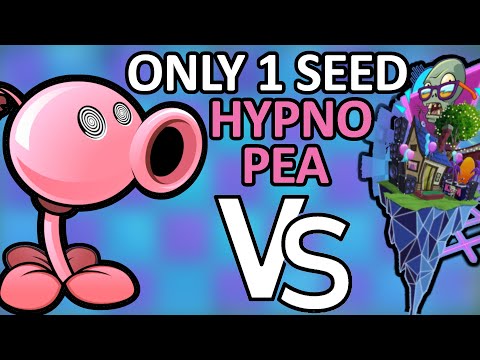 One Seed Slot Hypno Pea in Neon Mixtape Tour Challenge #1 - Plants vs  Zombies 2 | @verampvz