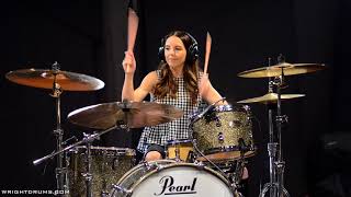 Wright Drum School - Kirsten Drower - The Living End - White Noise - Drum Cover