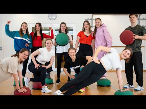 Step Aerobic Choreo for beginners with the Jumper mini Balance Ball from TOGU