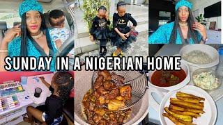 A Typical Sunday in a Nigerian Home of 5 #VlogMasDay1