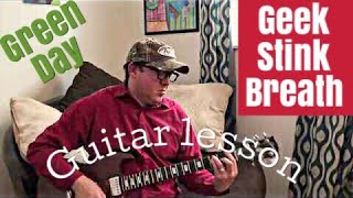 Geek Stink Breath - Green Day guitar lesson