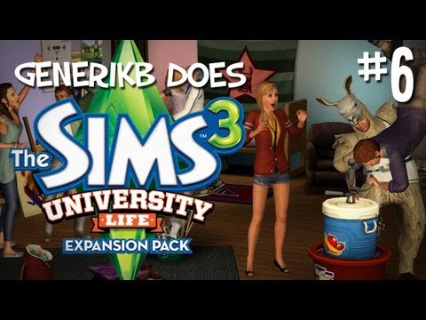 Generikb Does The Sims 3 University Life Ep06 - "Genny Hefner ;-)"