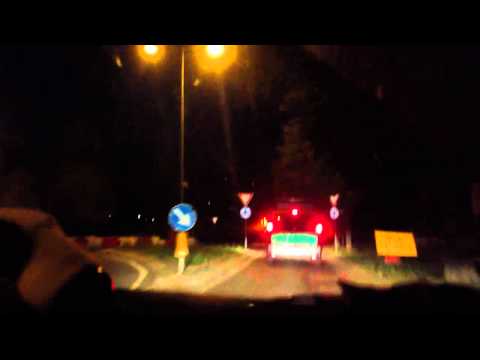 Guida sport con tanto di strettoia